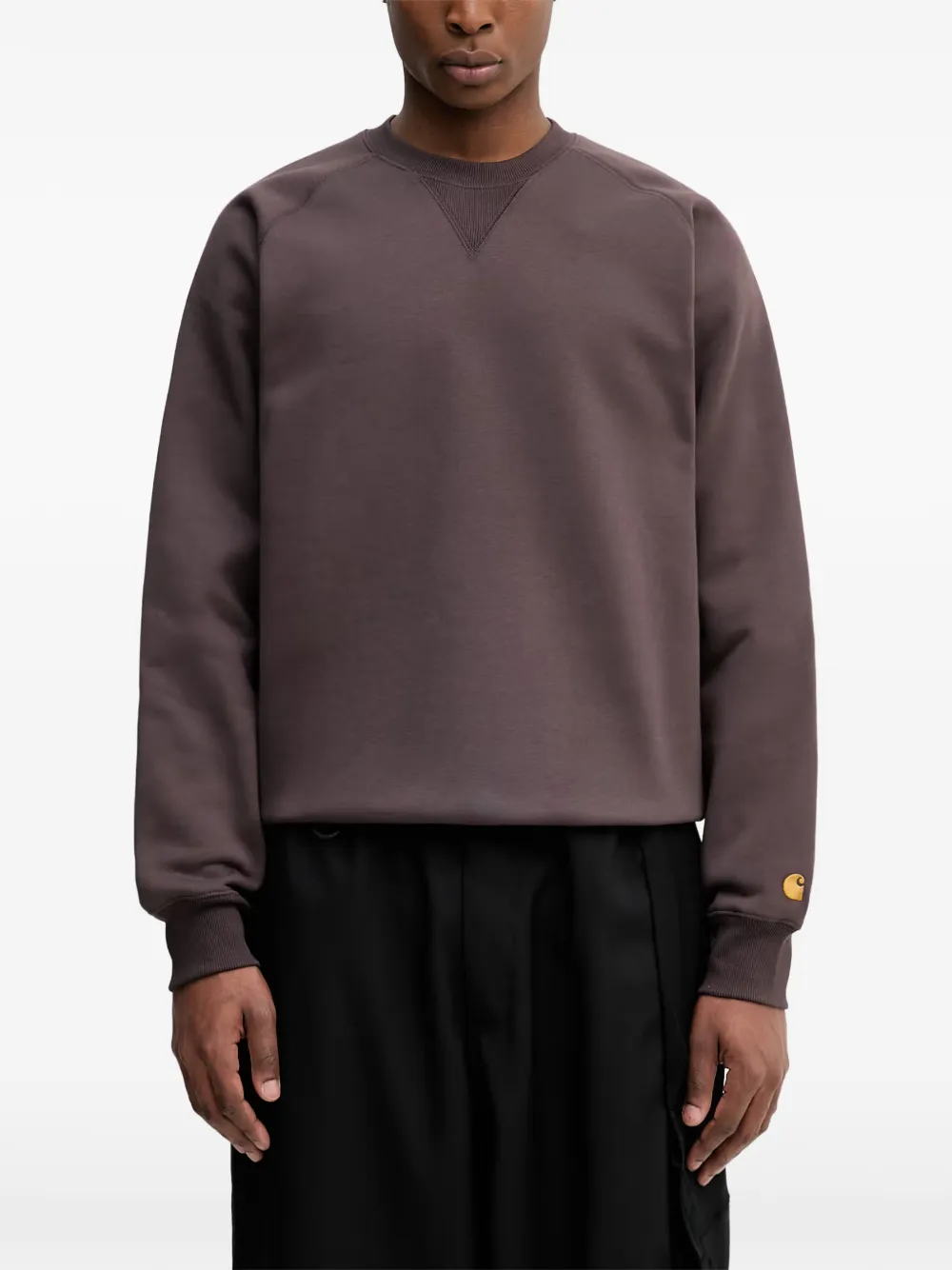 Carhartt WIP Chase logo-embroidered sweatshirt - Violett