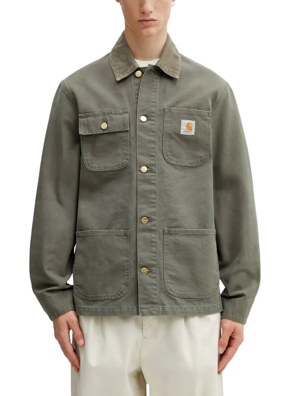 Carhartt WIP Michigan logo-patch jacket - Grün