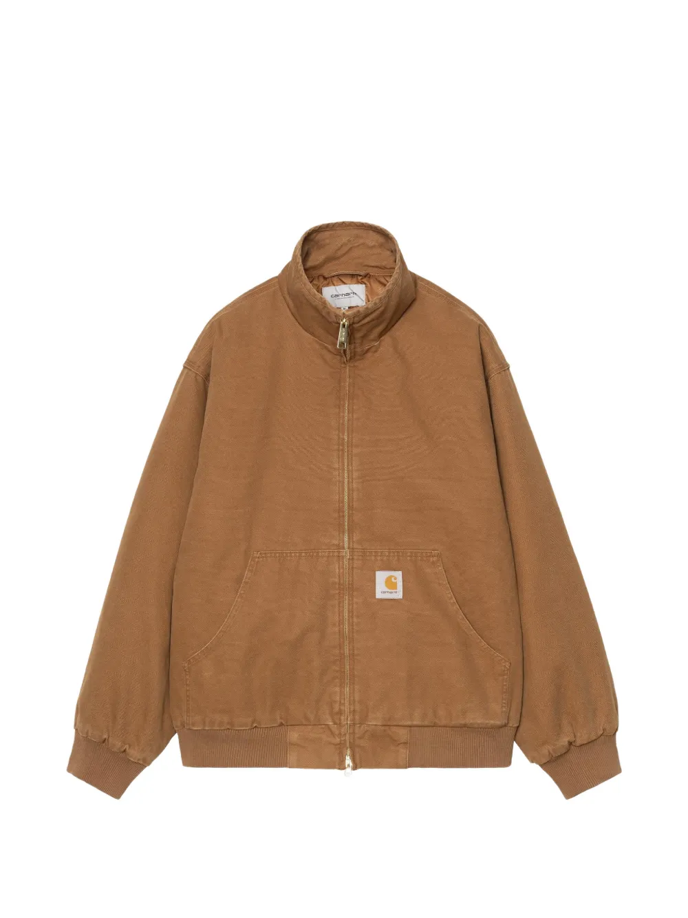 Carhartt WIP Ravon logo-patch zip-up jacket - Marrone