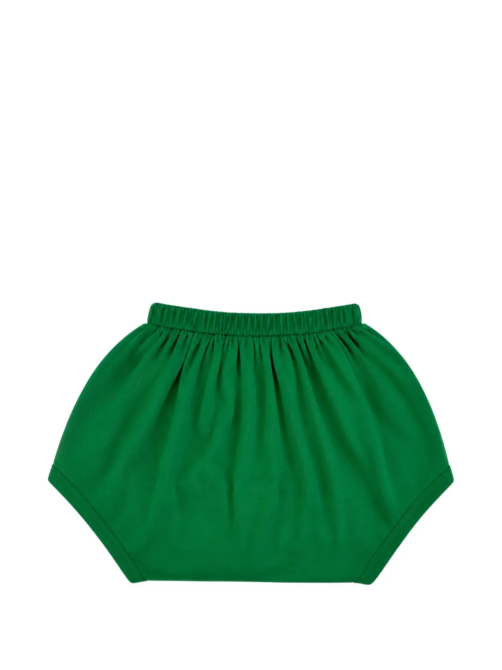  Cucu Lab Elasticated Gathered Shorts - Vert 