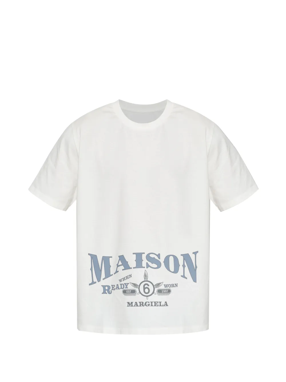 MM6 Maison Margiela T-Shirt mit Logo-Print - Weiß