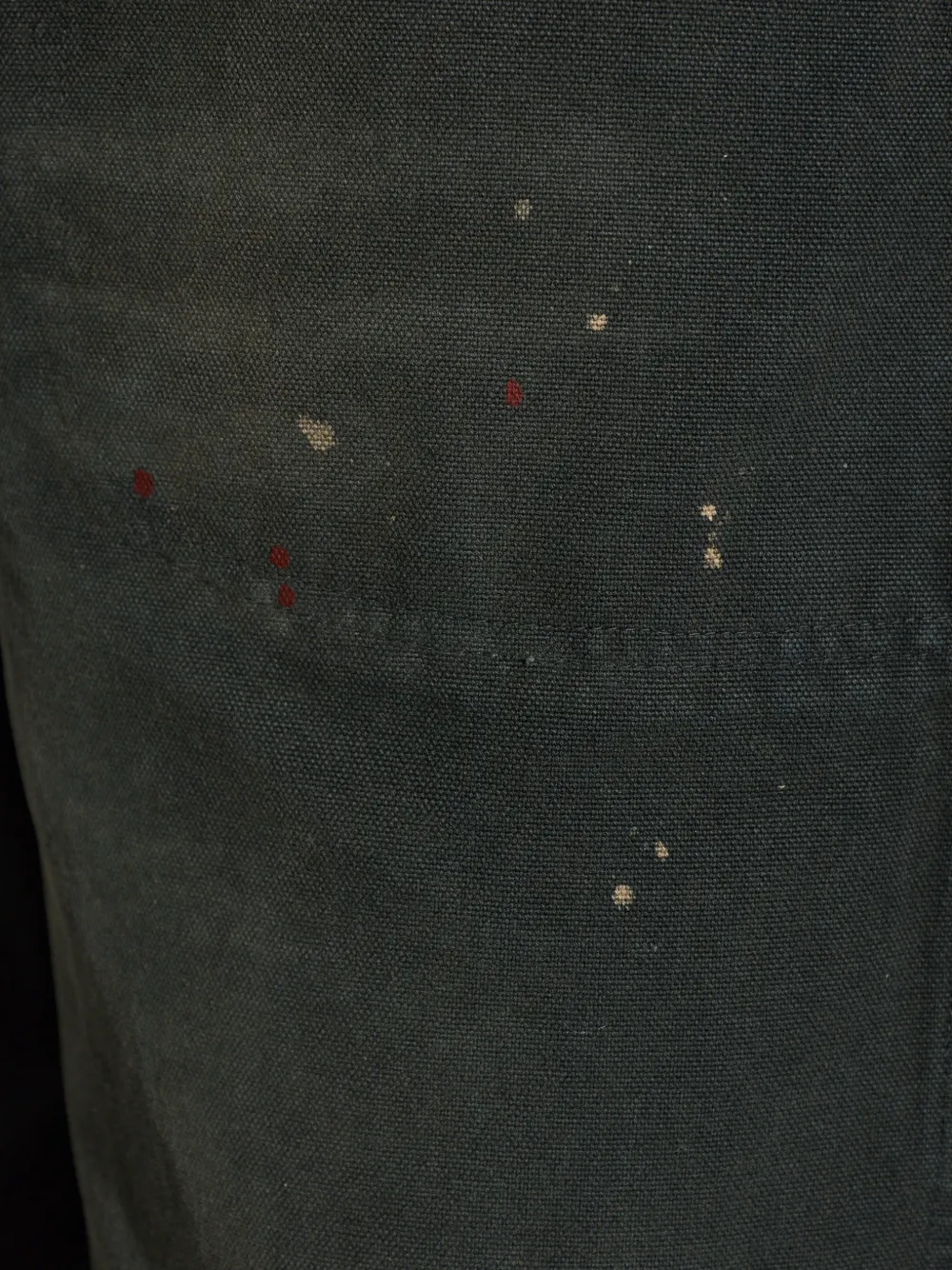 Maison Margiela Jeans met verfspatten Zwart