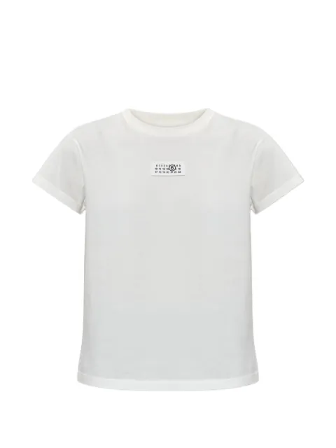 MM6 Maison Margiela logo-patch T-shirt