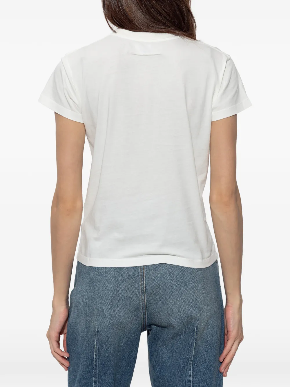 MM6 Maison Margiela T-shirt met logopatch Wit