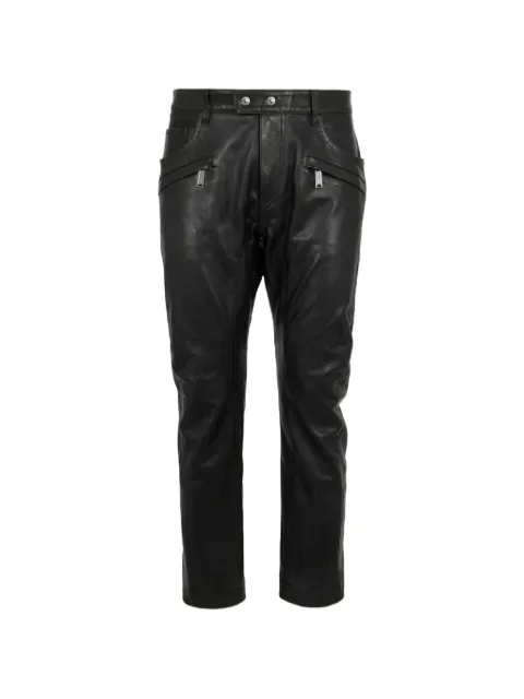 DSQUARED2 leather biker pants
