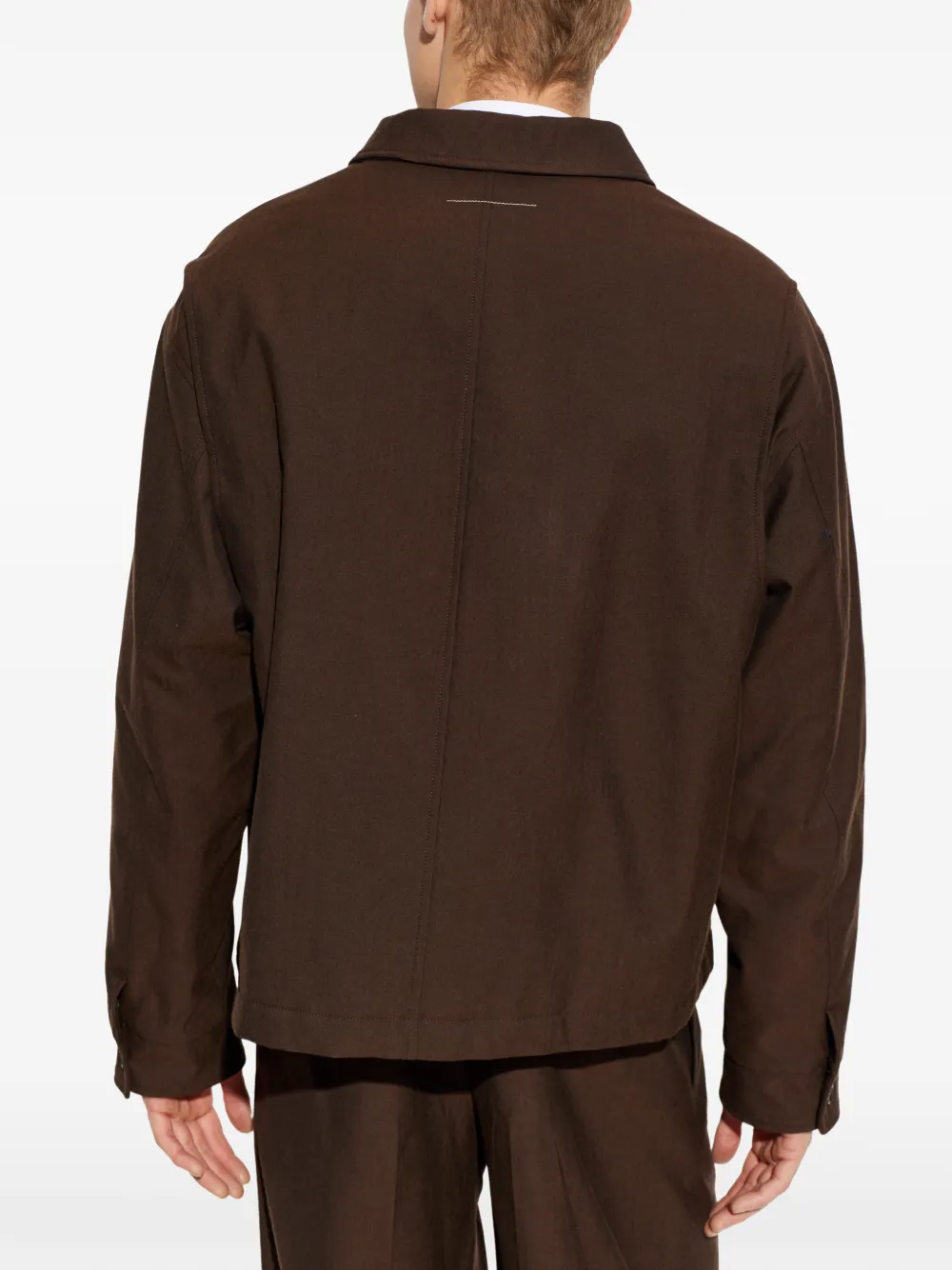 MM6 Maison Margiela Jack met verborgen sluiting Bruin