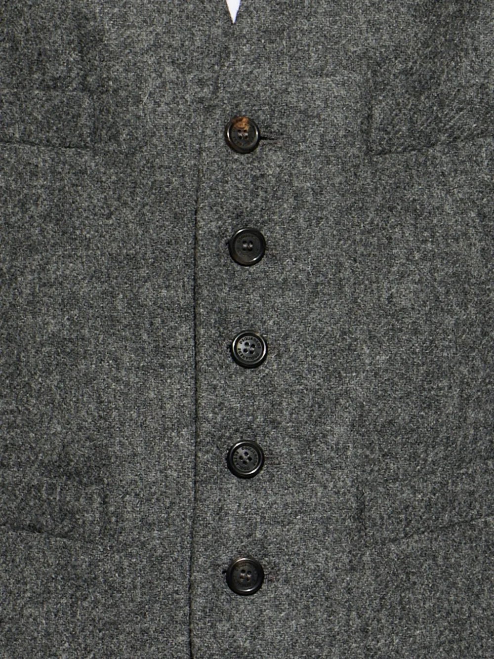 DSQUARED2 Gilet met knopen Grijs