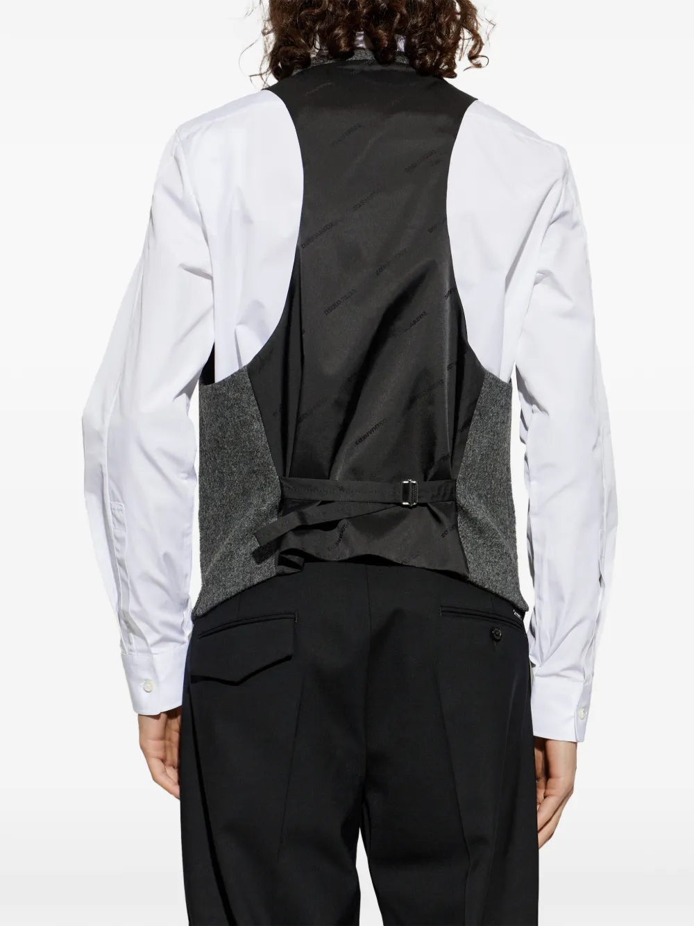 DSQUARED2 Gilet met knopen Grijs