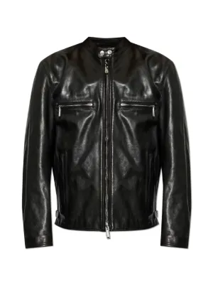 Dolce & Gabbana Leather Jacket | Black | FARFETCH