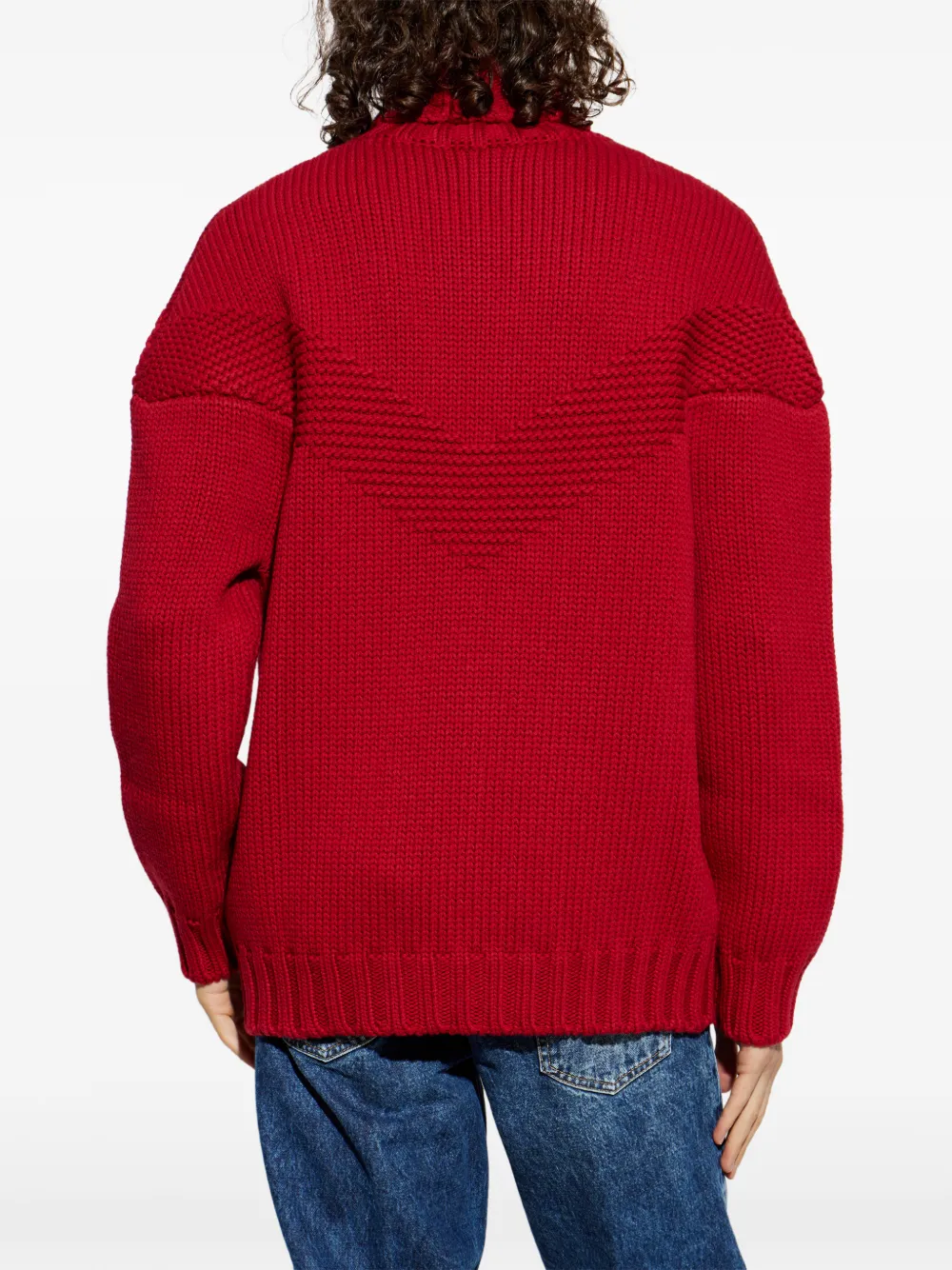 DSQUARED2 Coltrui met chevron-streep Rood