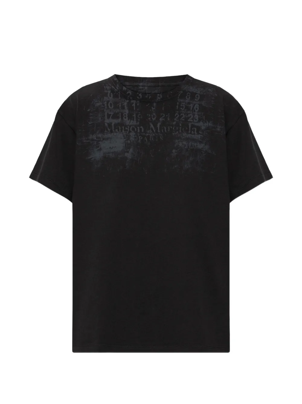 Maison Margiela logo-print T-shirt - Schwarz
