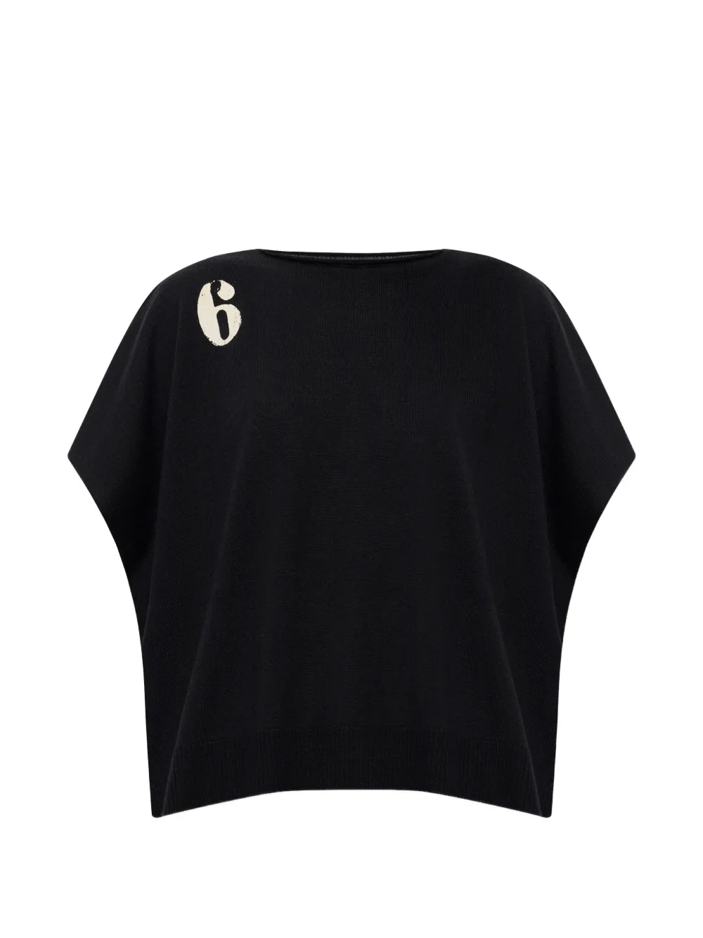 MM6 Maison Margiela logo-print sweater - Nero
