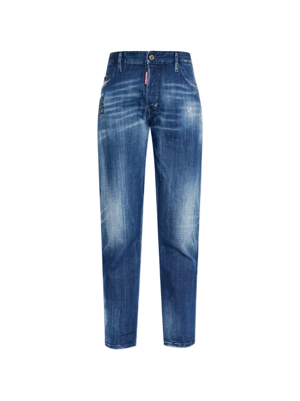 DSQUARED2 faded-effect distressed jeans - Blu