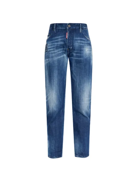 DSQUARED2 faded-effect distressed jeans