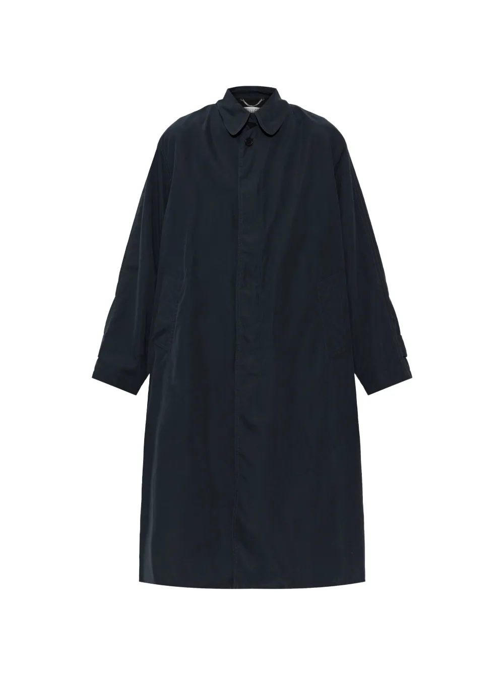 Maison Margiela button-fastening long-sleeve coat - Blau