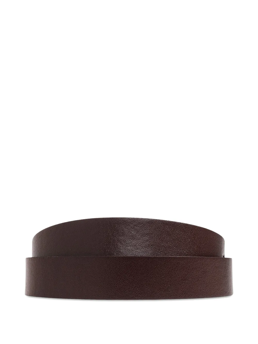 Victoria Beckham Portofino Mirror leather belt - Brown