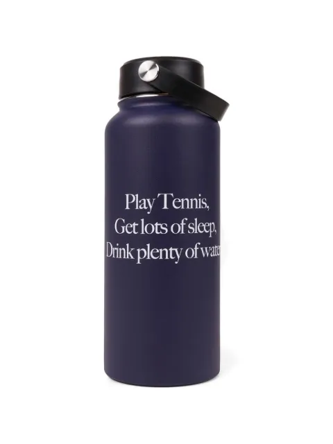 Sporty & Rich logo-print water bottle
