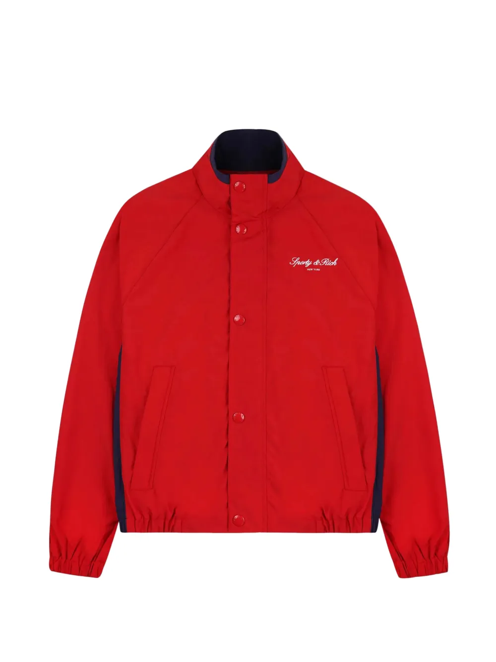 Sporty & Rich Bomber con ricamo - Rosso