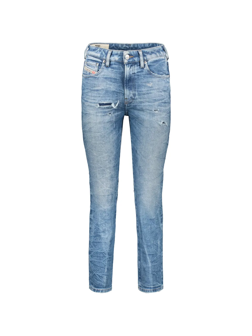 Diesel distressed-finish jeans - Blu