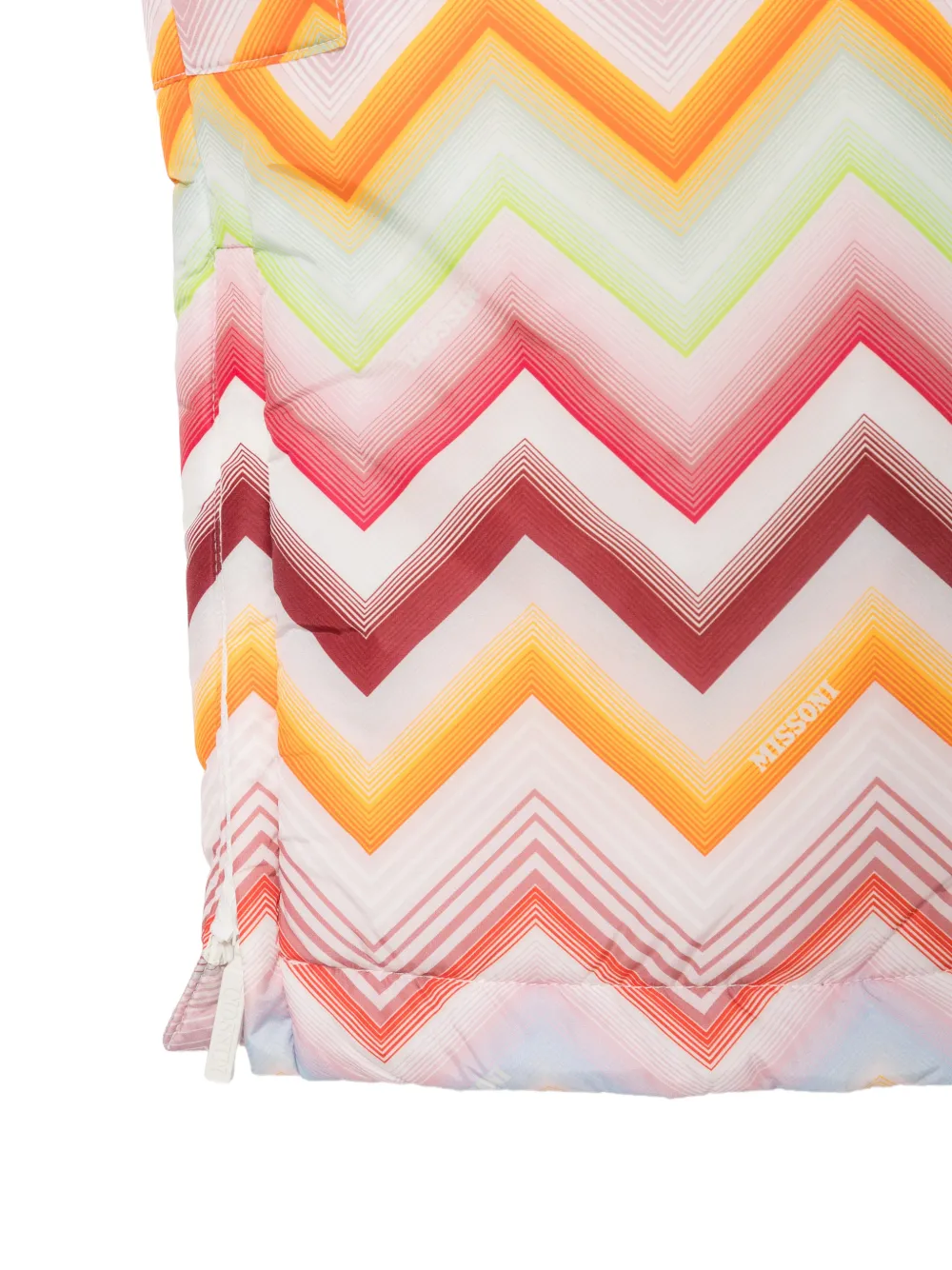Missoni Kids Broek met zigzagprint Roze
