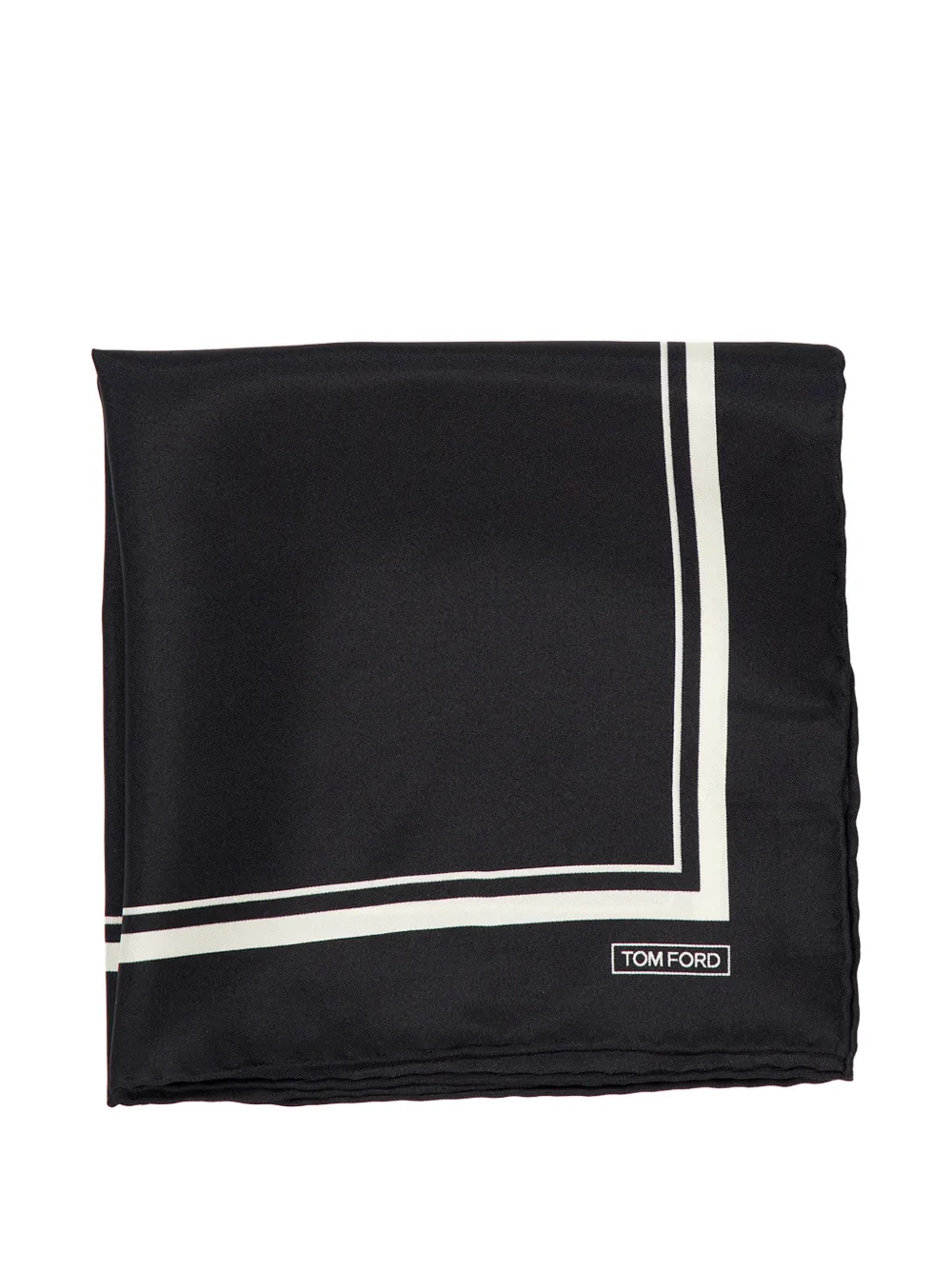 TOM FORD Pochet met kleurverloop Zwart