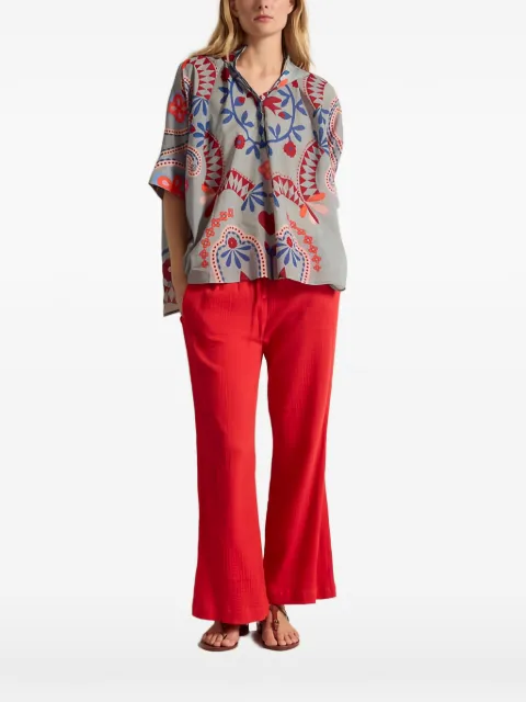 mare di latte Heracles graphic-print blouse