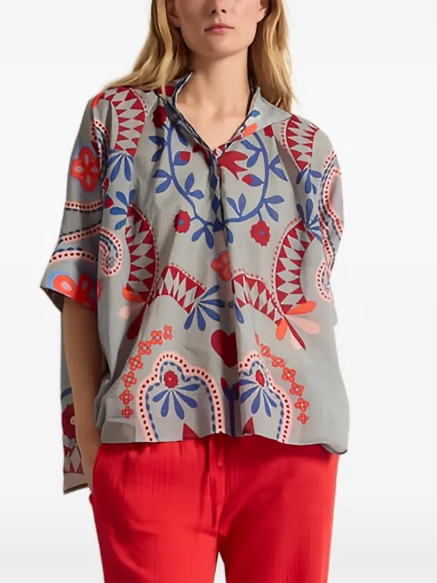 mare di latte Heracles graphic-print blouse