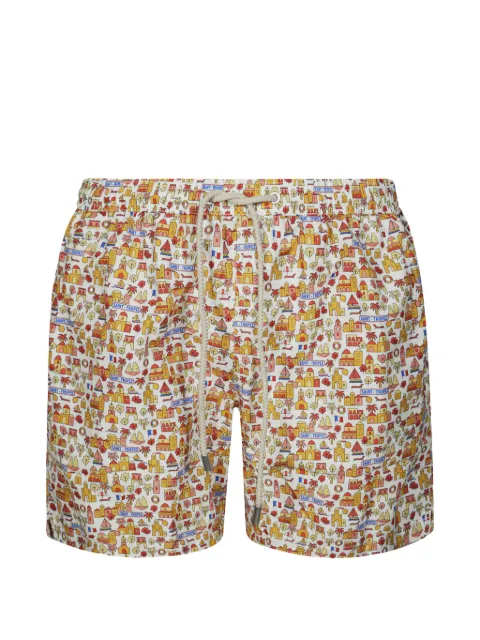 MC2 Saint Barth Saint Tropez-print drawstring swim shorts
