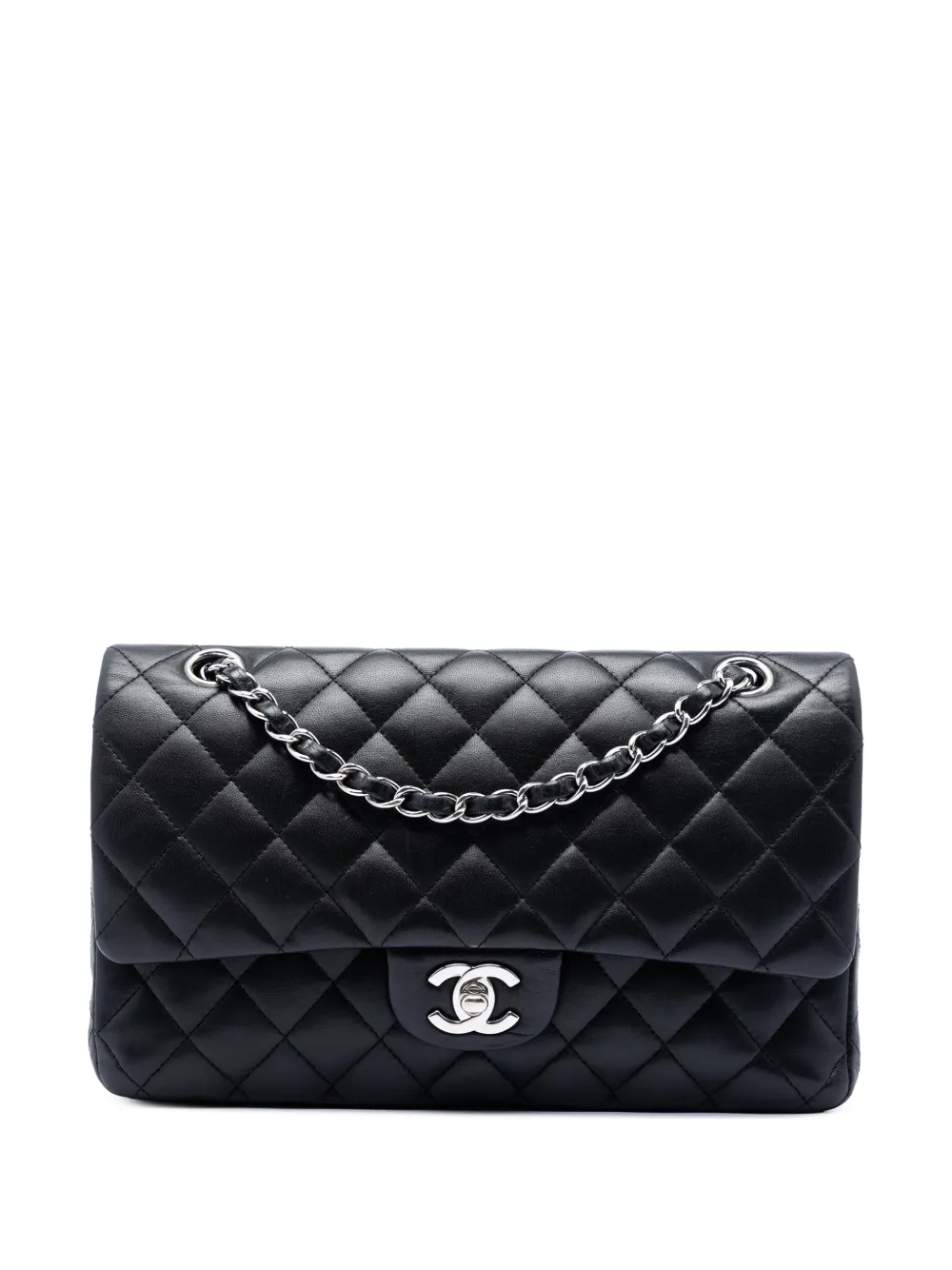 CHANEL Pre-Owned 2005-2006 Medium Classic Lambskin Double Flap shoulder bag - Nero