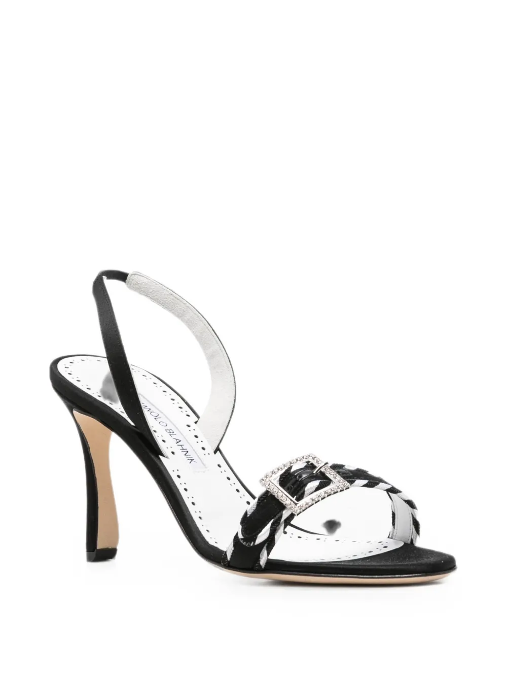 Manolo Blahnik Sumbasan slingback sandals Zwart
