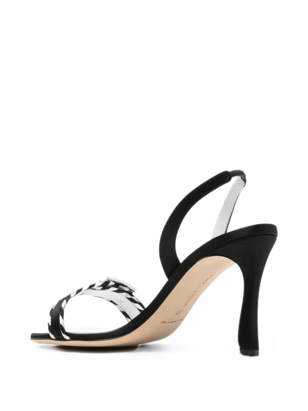 Manolo Blahnik Sumbasan slingback sandals Zwart
