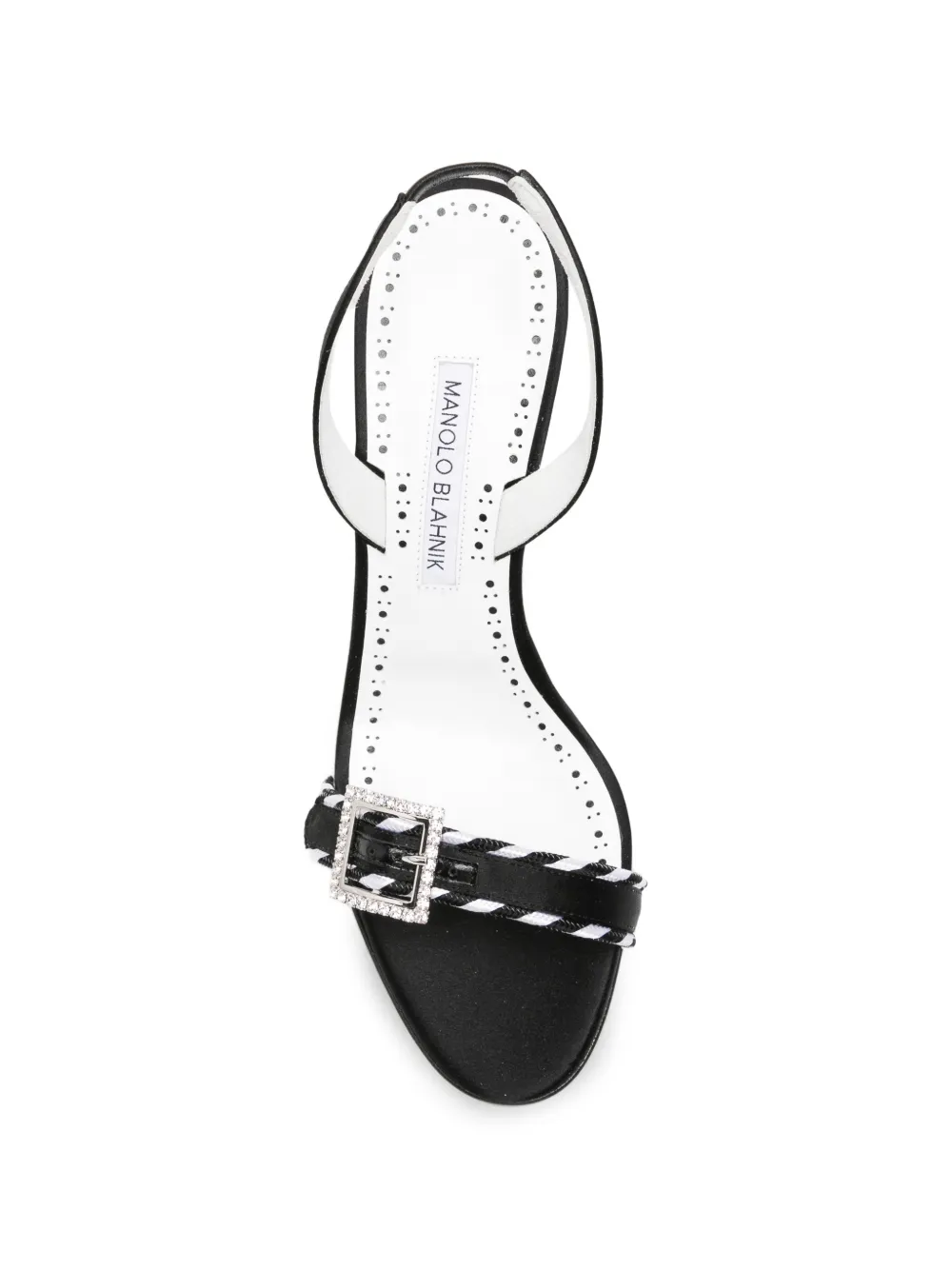 Manolo Blahnik Sumbasan slingback sandals Zwart