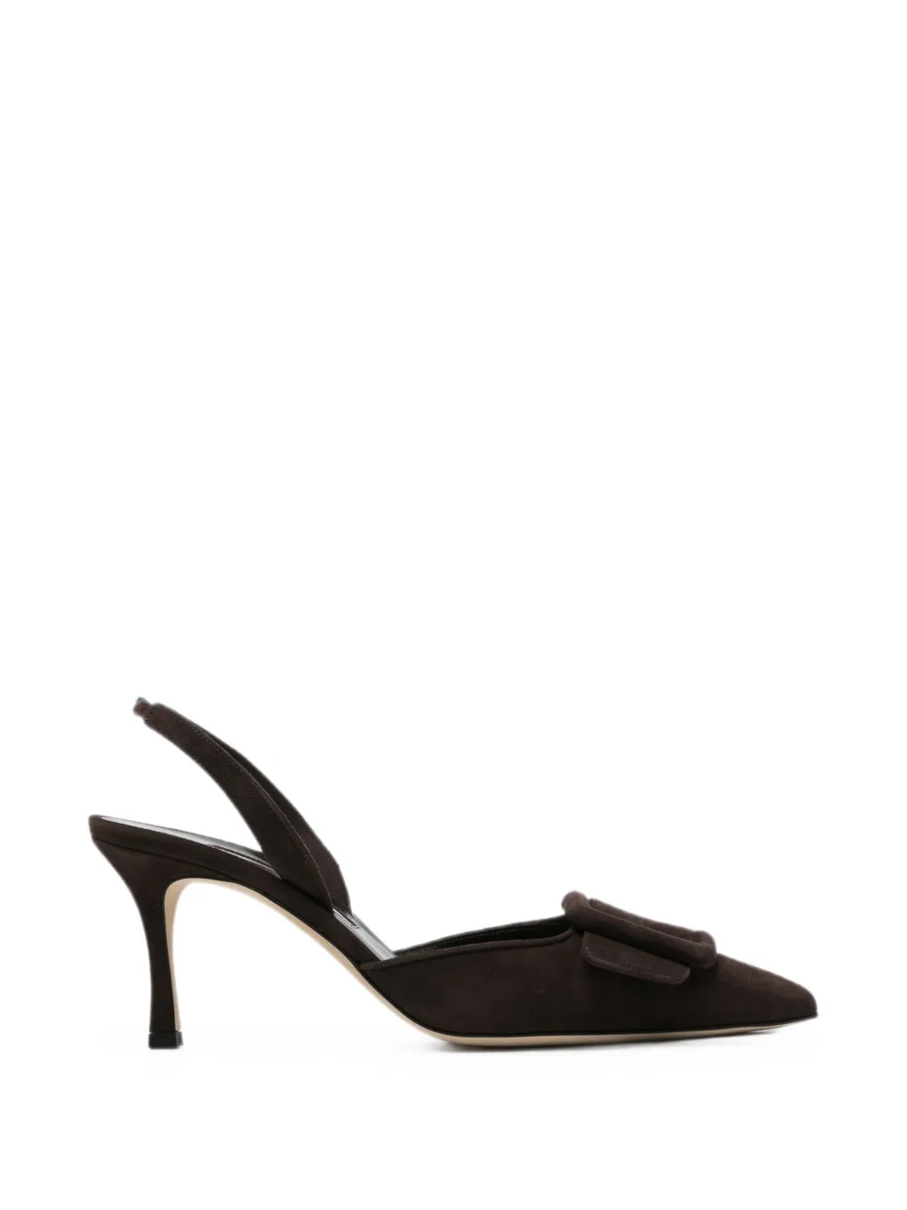 Manolo Blahnik Maysli buckle-detail pumps Bruin