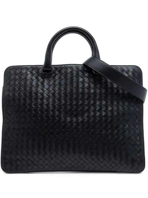 Bottega Veneta Pre-Owned 2012-2026 Intrecciato Aktentasche aus Nappaleder