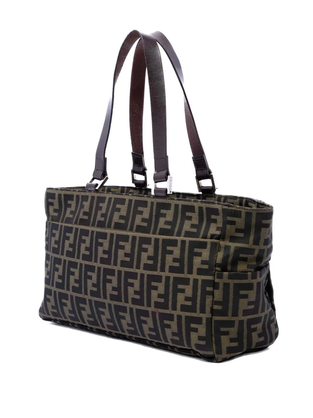  Fendi Pre-owned Bolso Shopper De Lona Con Monograma Zucca Siglo Xx - Marrón 
