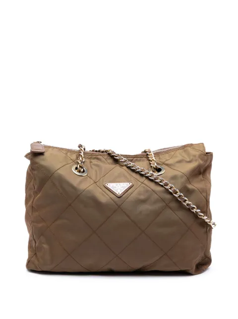 Prada Pre-Owned 2000-2013 Impuntu Tessuto Catena Chain tote bag