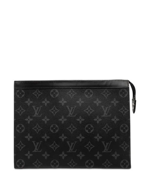 Louis Vuitton Pre-Owned 2021-2026 Monogram Eclipse Pochette Voyage MM clutch bag