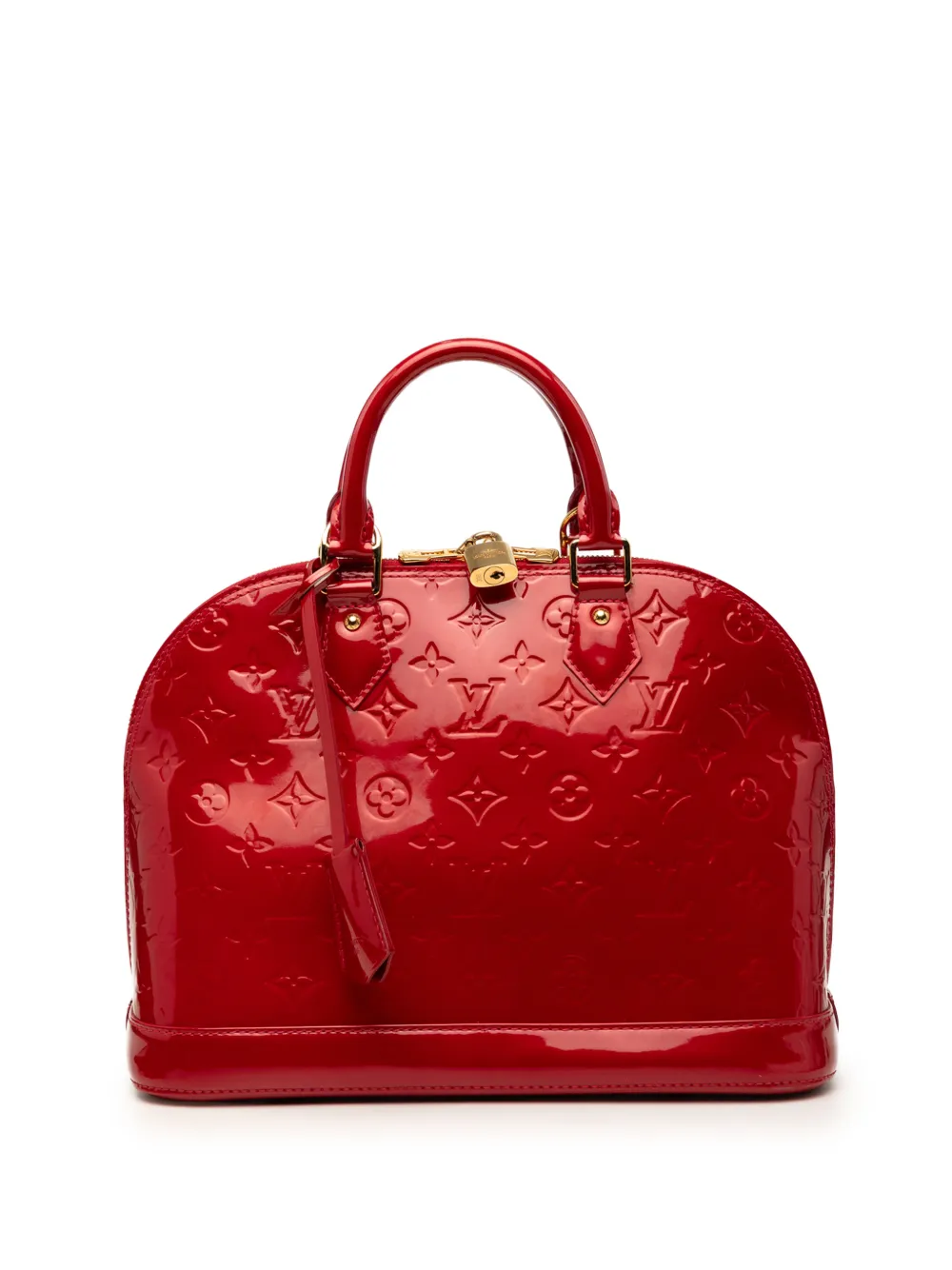 Louis Vuitton Pre-Owned 2013 Monogram Vernis Alma PM handbag - Rosso