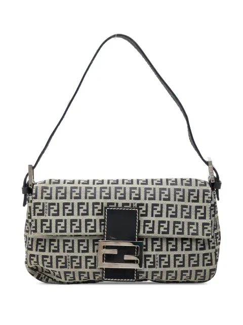 Fendi Pre-Owned شنطة كتف كانفا بنقش 'زوكينو' 2000-2010