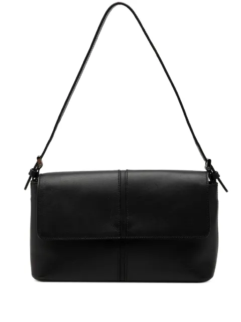 Burberry Pre-Owned bolso de hombro de piel con solapa 2000-2017