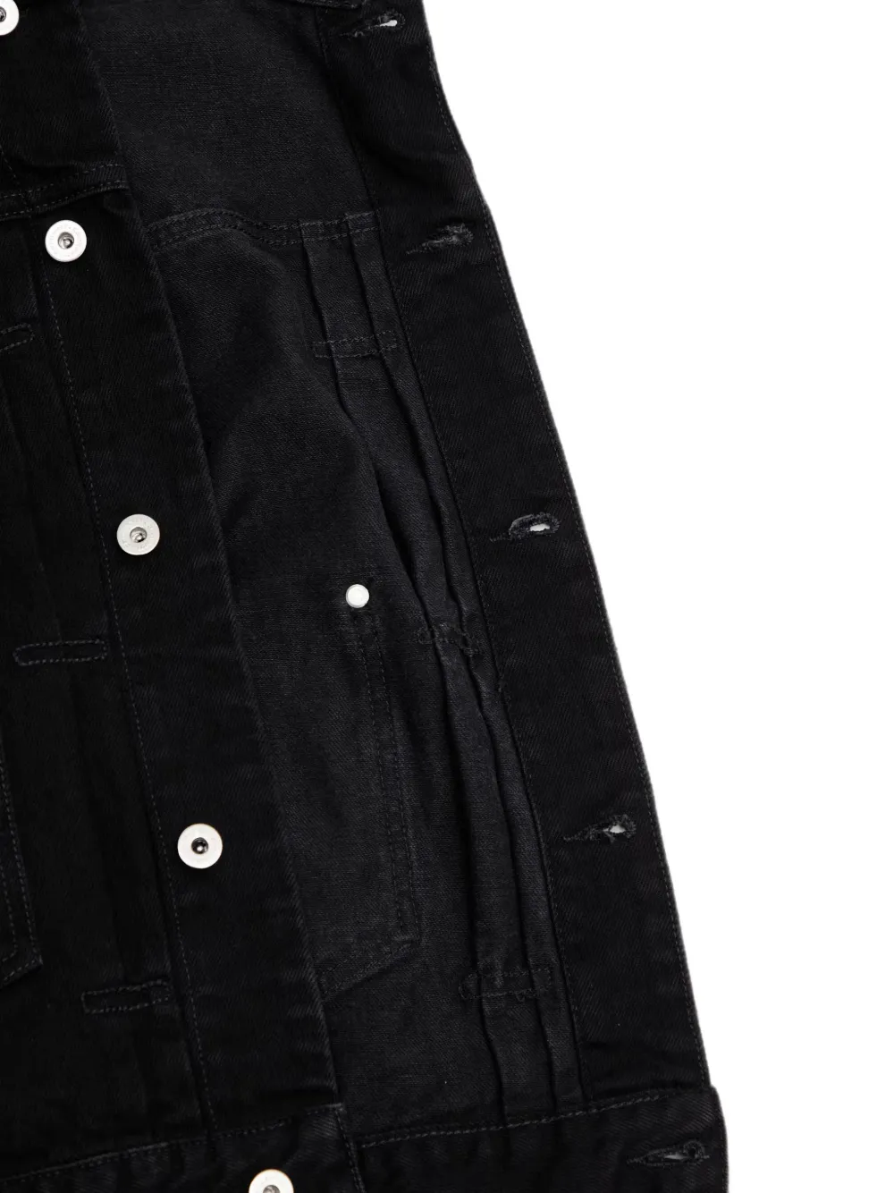 Carhartt WIP Belmar denim jack met logo-patch Zwart