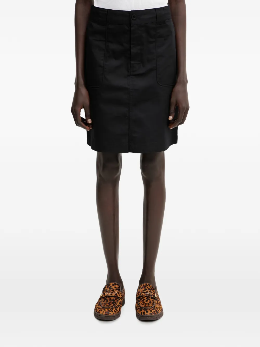 Carhartt WIP Postal patch-pocket mini skirt - Schwarz