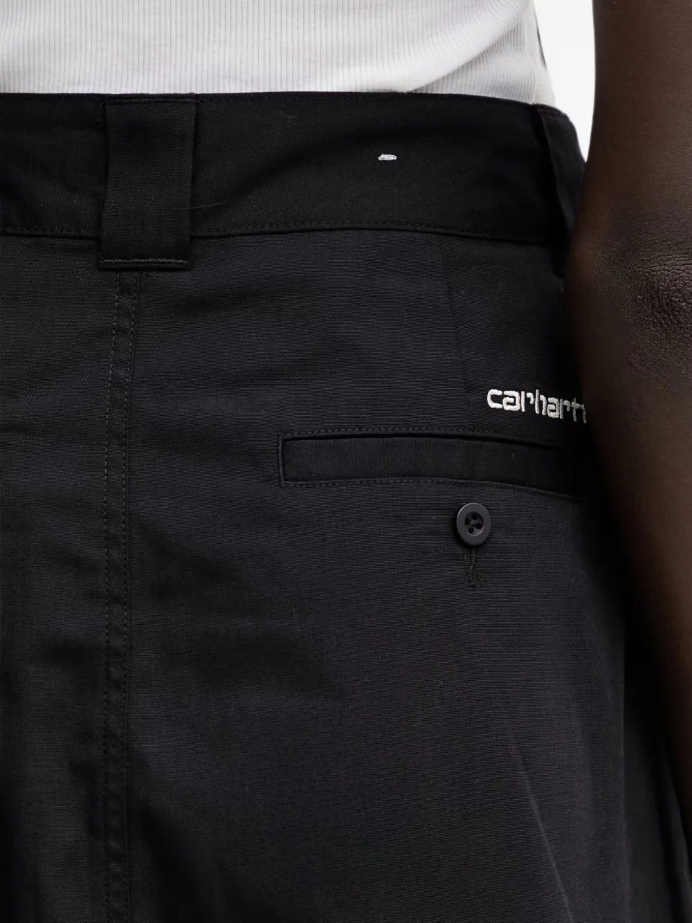 Carhartt WIP Postal mini-rok met opgestikte zak Zwart