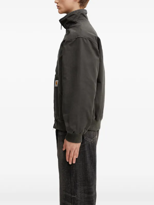 Carhartt WIP Ravon logo-patch zip-up Jacket | Green | FARFETCH