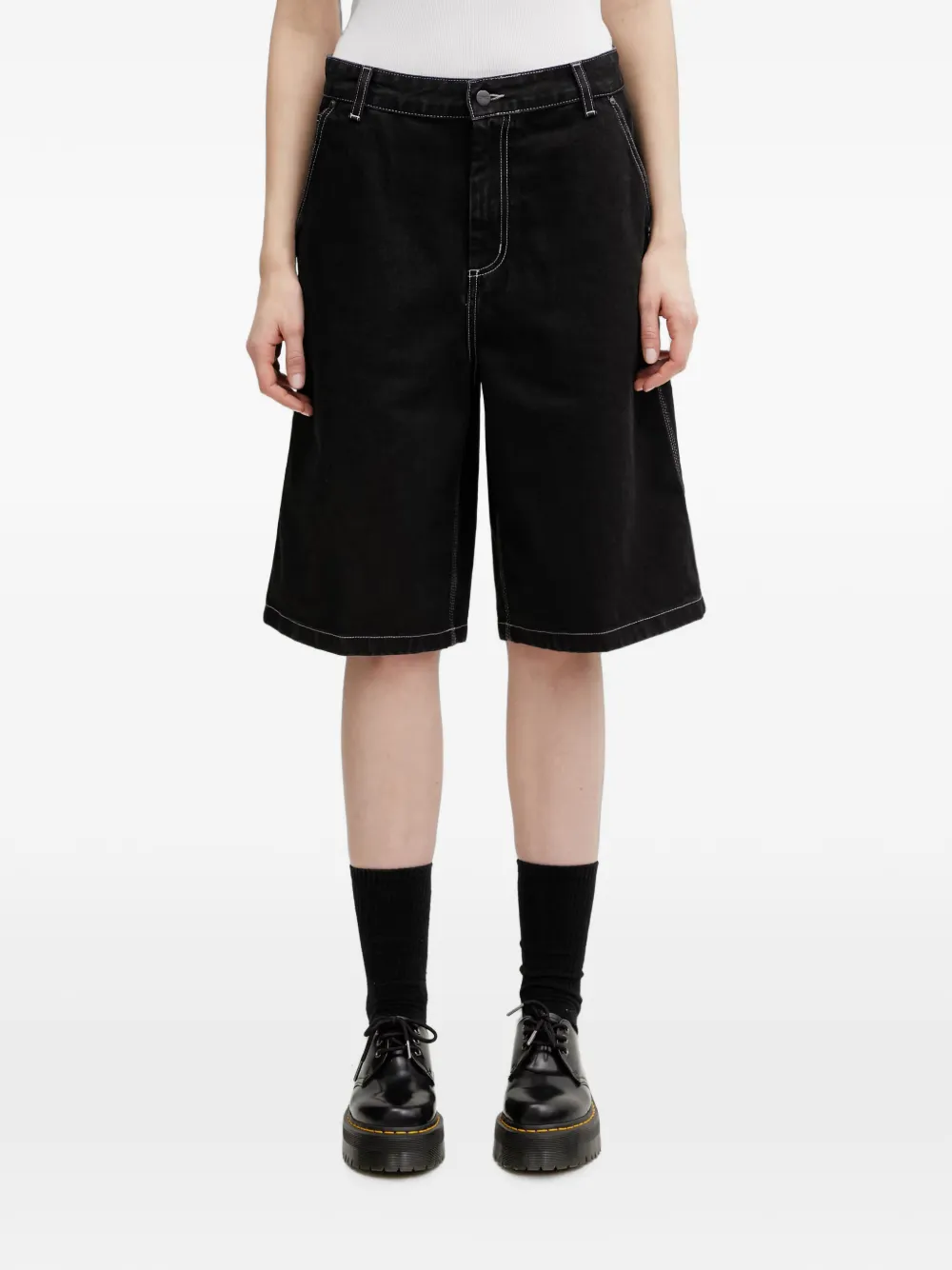 Carhartt WIP Nixon Single Knee shorts Zwart