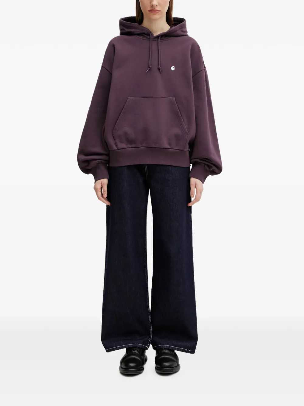 Carhartt WIP Felpa Casey con ricamo - Viola