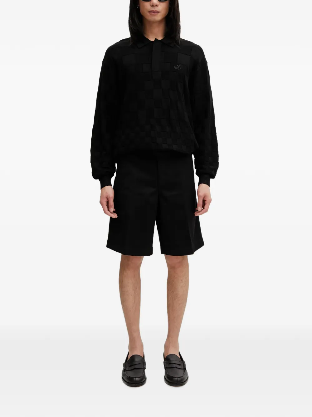 Carhartt WIP Craft shorts met logopatch Zwart