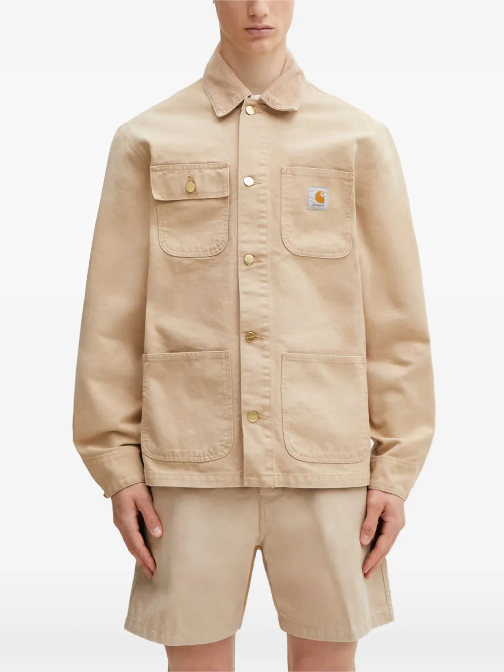 Carhartt WIP Michigan patch-pocket jacket - Nude