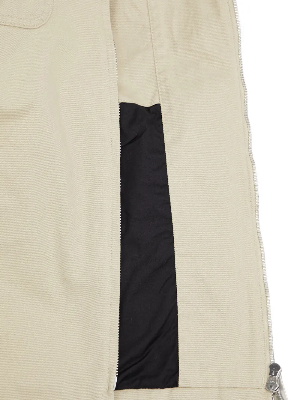 Carhartt WIP Dana jack met logopatch en rits Beige