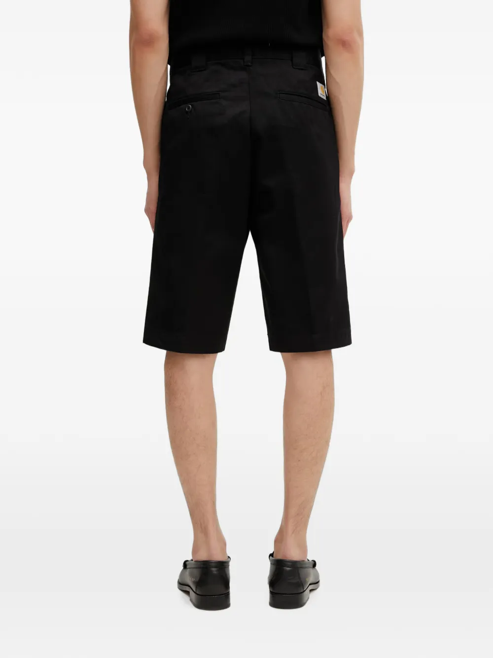 Carhartt WIP Master shorts met logopatch Zwart